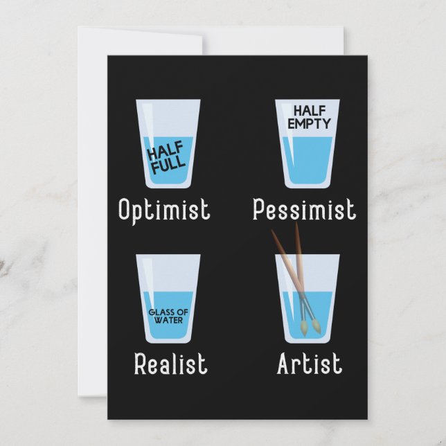 Tarjeta De Agradecimiento Datos divertidos de artistas Profesores de arte Gr (Anverso)