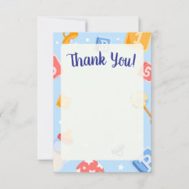 Tarjeta de agradecimiento de Akili and Me Baby Sho