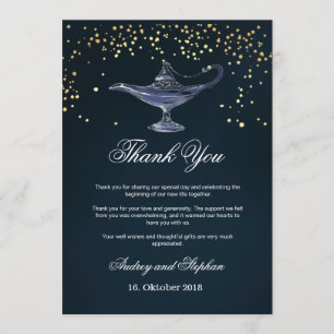tarjeta de agradecimiento de Aladdin