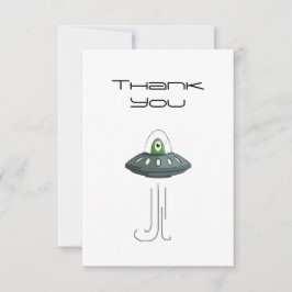 Tarjeta de agradecimiento de Alien Invader