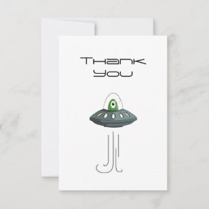 Tarjeta de agradecimiento de Alien Invader