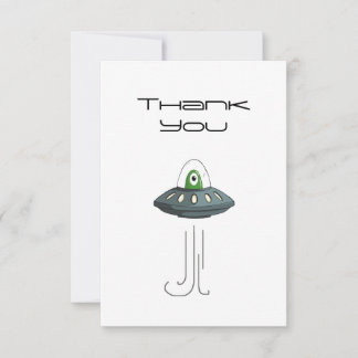 Tarjeta de agradecimiento de Alien Invader