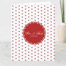 Tarjeta de agradecimiento de amor de personalizado