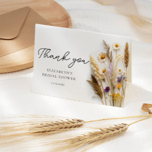 Tarjeta de agradecimiento de amor en Bloom Bridal 