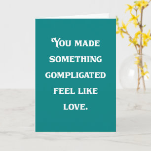 Tarjeta de agradecimiento de amor gracias a la mad