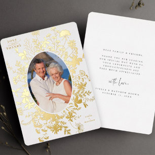 Tarjeta de agradecimiento de amor y gracias con ho