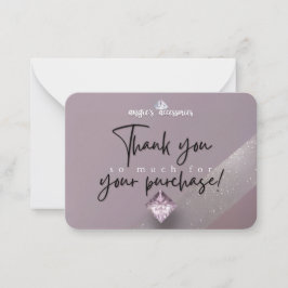 Tarjeta de agradecimiento de Angie's Accessories P