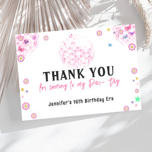 Tarjeta De Agradecimiento De Aniversario De Ball E