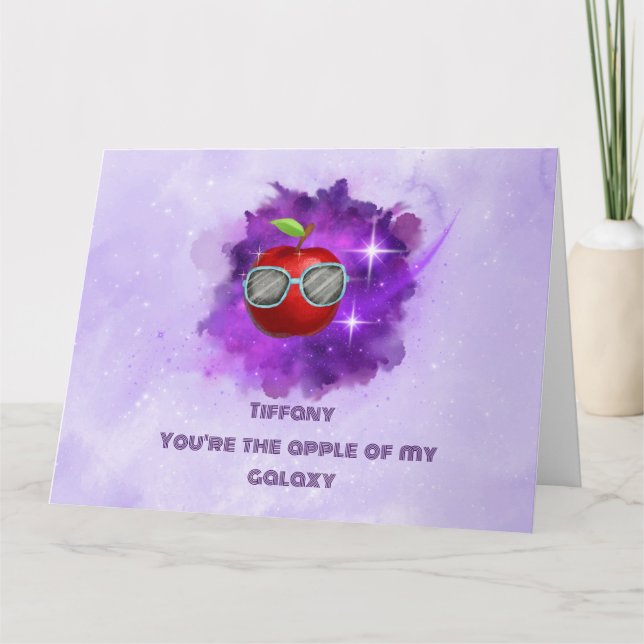 Tarjeta de agradecimiento de Apple en la galería d (Anverso)