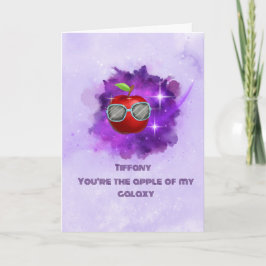 Tarjeta de agradecimiento de Apple en la galería d