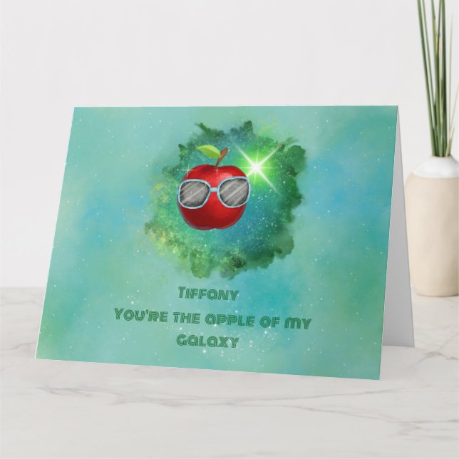 Tarjeta de agradecimiento de Apple en la galería d (Anverso)