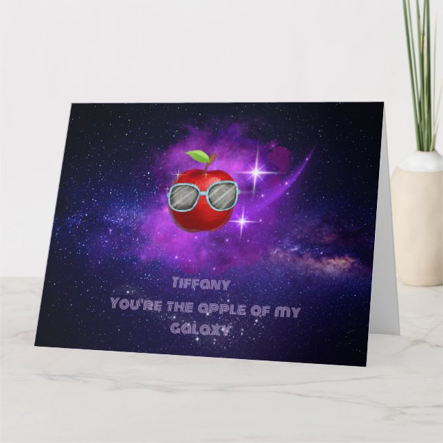 Tarjeta de agradecimiento de Apple en la galería d (Anverso)