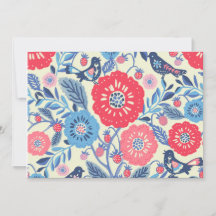 Tarjeta de agradecimiento de Arte Popular