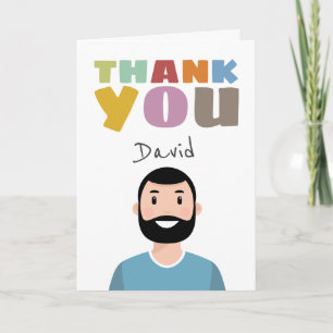 Tarjeta de agradecimiento de avatar personalizada