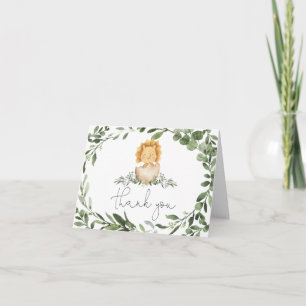 Tarjeta de agradecimiento de Baby Dinosaur Baby Sh