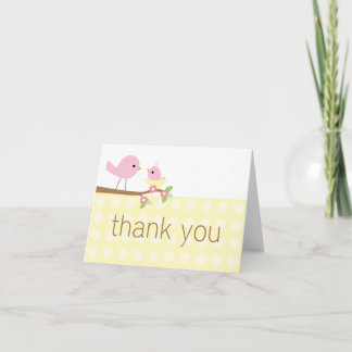 Tarjeta de agradecimiento de Baby Shower