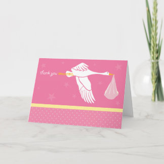 Tarjeta de agradecimiento de Baby Shower