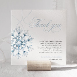 Tarjeta de agradecimiento de Baby Shower a un pequ