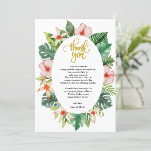 Tarjeta de agradecimiento de Baby Shower Amigos