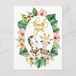 Tarjeta de agradecimiento de Baby Shower | Amigos 