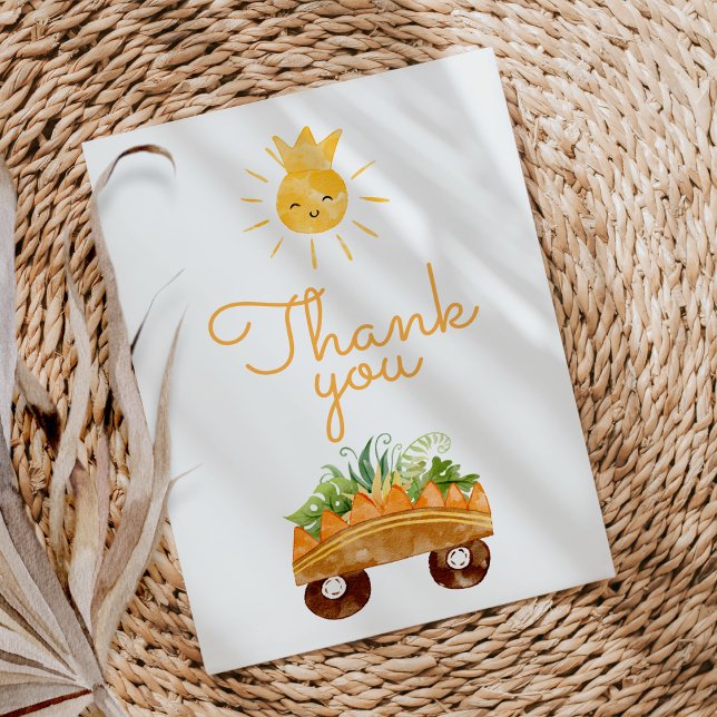 Tarjeta de agradecimiento de Baby Shower blanco de (Subido por el creador)