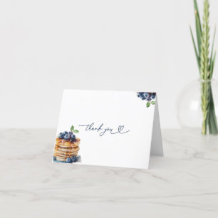 Tarjeta de agradecimiento de Baby Shower Blueberry