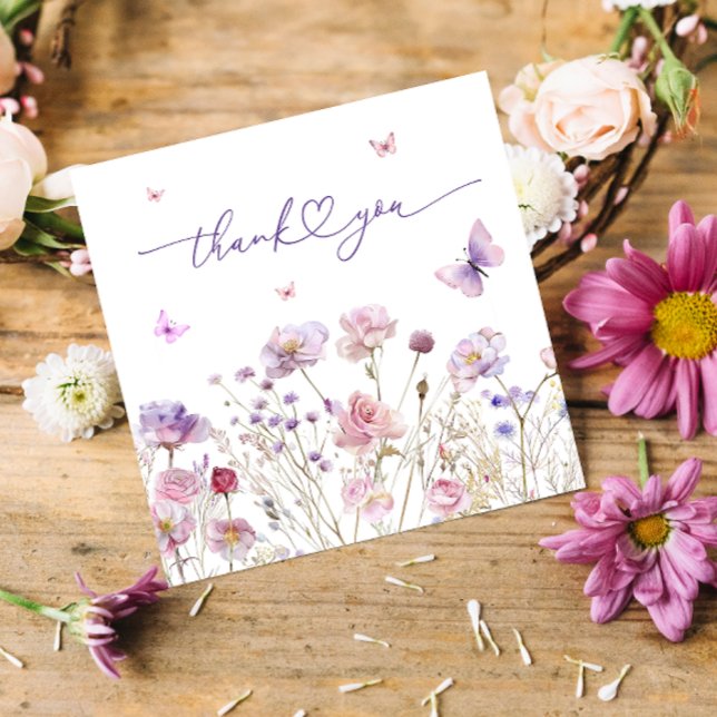 Tarjeta de agradecimiento de Baby Shower Butterfly (Subido por el creador)