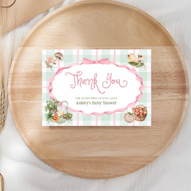 Tarjeta de agradecimiento de Baby Shower, Chica de (Subido por el creador)