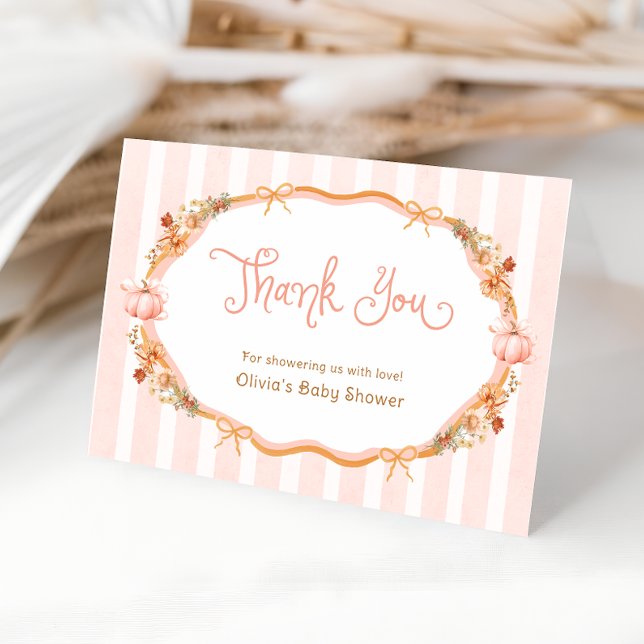 Tarjeta de agradecimiento de Baby Shower de Calaba (Subido por el creador)