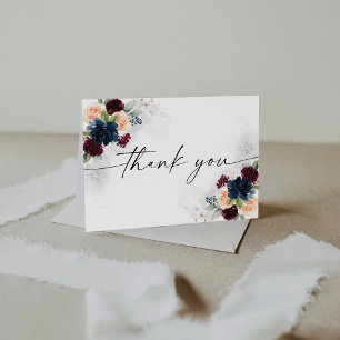 Tarjeta de agradecimiento de Baby Shower de la Mar