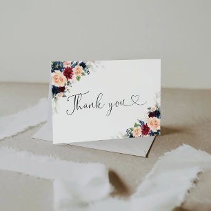 Tarjeta de agradecimiento de Baby Shower de la Mar