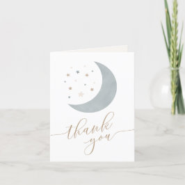 Tarjeta de agradecimiento de Baby Shower de Over t