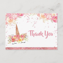 Tarjeta de agradecimiento de Baby Shower de Unicor