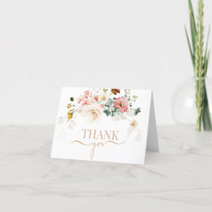 Tarjeta de agradecimiento de Baby Shower para bebé