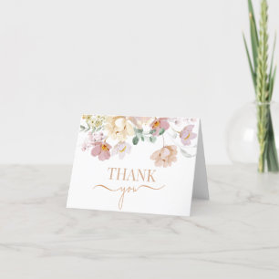 Tarjeta de agradecimiento de Baby Shower para bebé