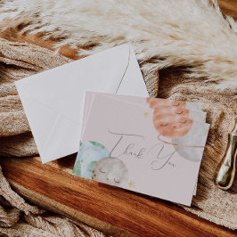 Tarjeta de agradecimiento de Baby Shower para el c