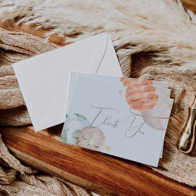 Tarjeta de agradecimiento de Baby Shower para el e (Subido por el creador)