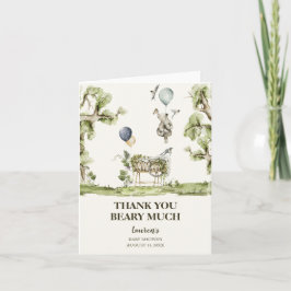 Tarjeta de agradecimiento de Baby Shower para el o