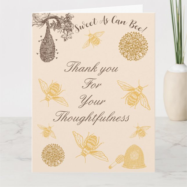 Tarjeta de agradecimiento de Baby Shower Sweet As  (Anverso)