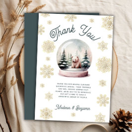 Tarjeta de agradecimiento de Baby Shower Winowflak