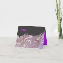 TARJETA DE AGRADECIMIENTO DE BAR BAT MITZVAH DE LA