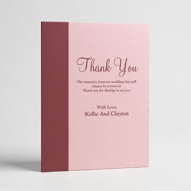 Tarjeta de agradecimiento de barra de Borgoña (Subido por el creador)