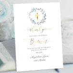 Tarjeta de agradecimiento de bautismo<br><div class="desc">tarjeta "gracias por venir al bautismo de nuestro hijo"</div>