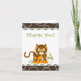 Tarjeta de agradecimiento de Bengal Tiger