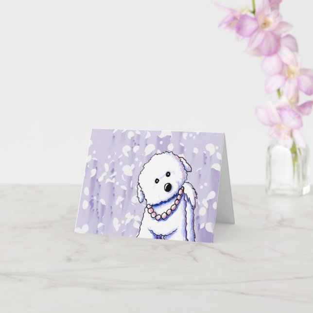 Tarjeta de agradecimiento de Bichon (Orquídea)