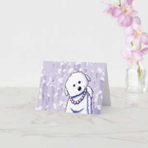 Tarjeta de agradecimiento de Bichon