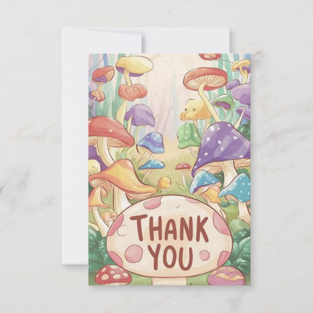 Tarjeta de agradecimiento de bienvenida de ensueño (Anverso)