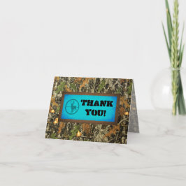 Tarjeta de agradecimiento de Blue Camo