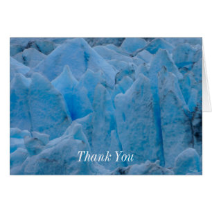 Tarjeta de agradecimiento de Blue Glacier