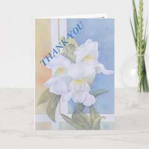 TARJETA DE AGRADECIMIENTO DE BOCAS DE DRAGÓN BLANC